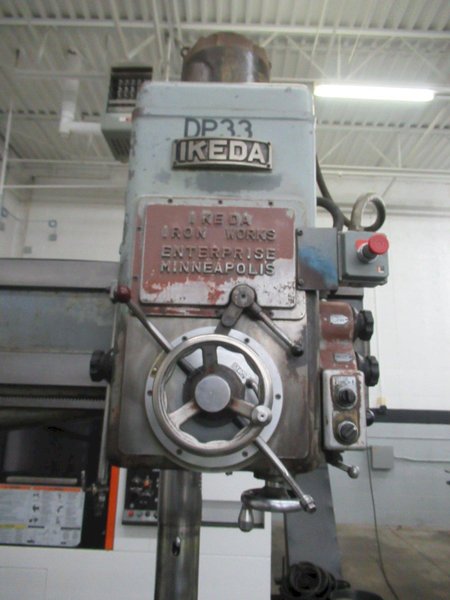 Ikeda RM1000 Radial Arm Drill, 42" Arm, 11" Column,