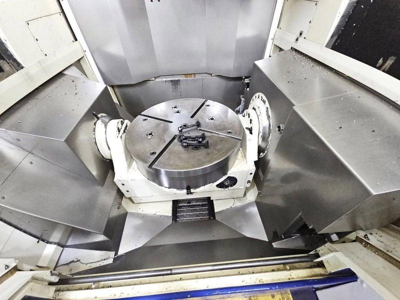 Kitamura My-Trunnion #4 5-Axis VMC, 2017 -Fanuc Series 30i CNC Controls , 50 Position Automatic Tool Changer, 20,000 RPM Spindle, Thru-Spindle Coolant