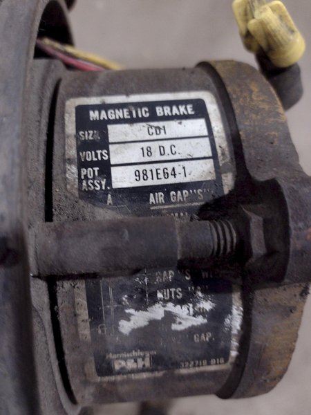 2000 LB 1 TON P&amp;H MODEL ZIP LIFT CABLE HOIST: STOCK #18897