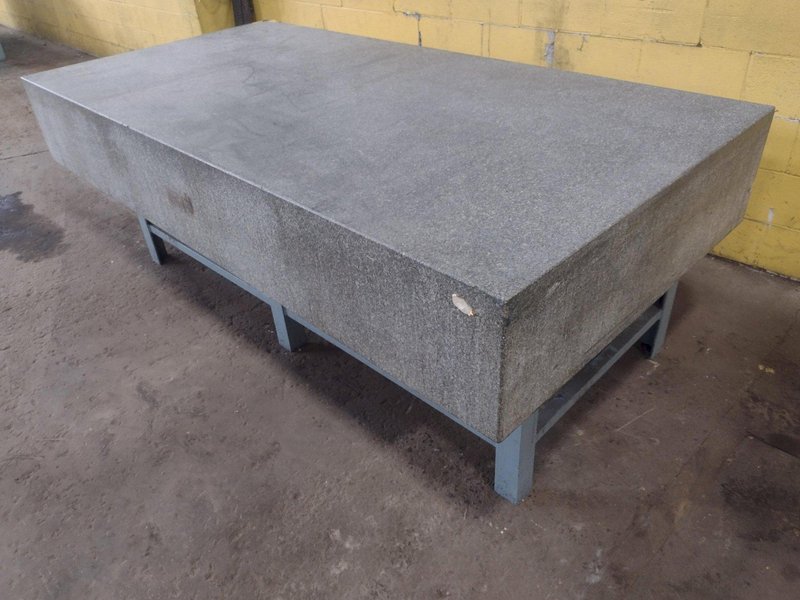 8&#039; X 4&#039; X 14&quot; CHALLENGE PRECISION LAYOUT INSPECTION GRANITE TABLE: STOCK #23799