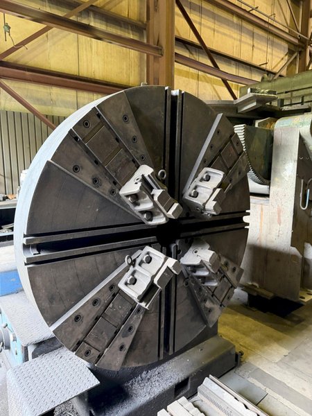 84" X 240" SAFOP LEONARD MODEL-1500 HEAVY DUTY ENGINE LATHE. STOCK # 0549026