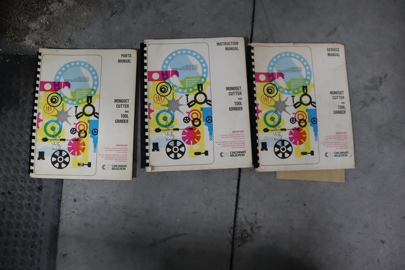 Cincinnati Monoset Tool and Cutter Grinder W/ Work Bench &amp; Accessories - Auction Item