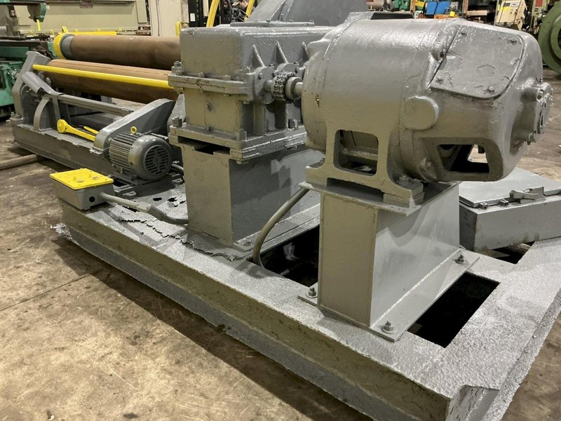 8' X 5/8" WEBB MODEL #9L INITIAL PINCH 3 ROLL PLATE BENDING ROLL: YOBRO #24510