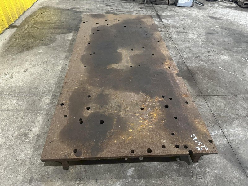 114&quot; X 51&quot; X 7&quot; HIGH STEEL LAYOUT RISER PLATE: STOCK #23182