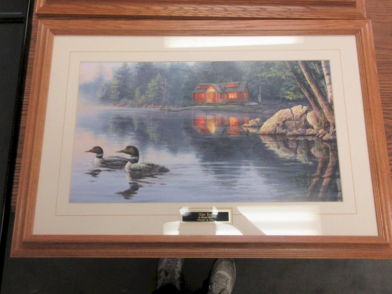 Outdoor Darrell Bush Wildlife Portraits (2) and Inspirational Office Portraits (2)- Auction Item