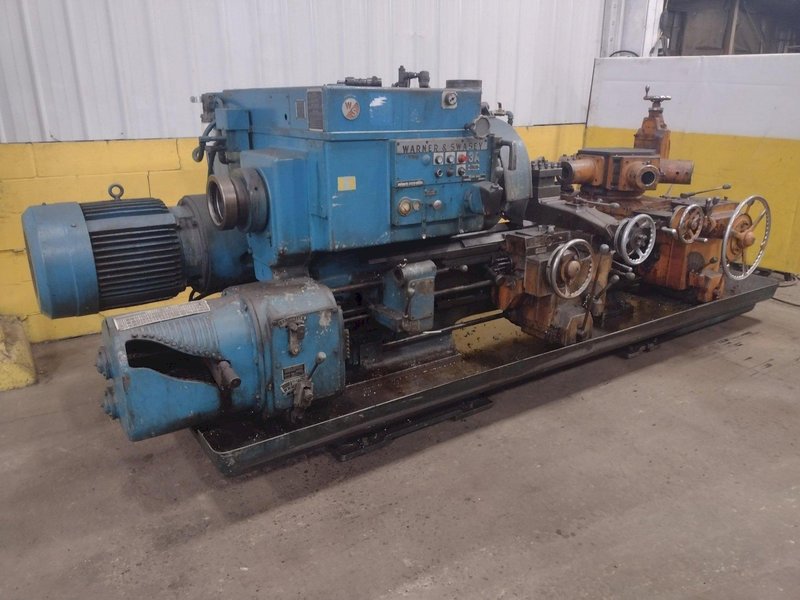 3A WARNER &amp; SWASEY MODEL #M3500 CROSS SLIDING TURRET LATHE: STOCK #15358