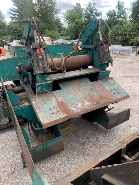 20,000 LB X 30&quot; X .500&quot; YODER COIL CRADLE &amp; STRAIGHTENER FEED LINE: STOCK #13050