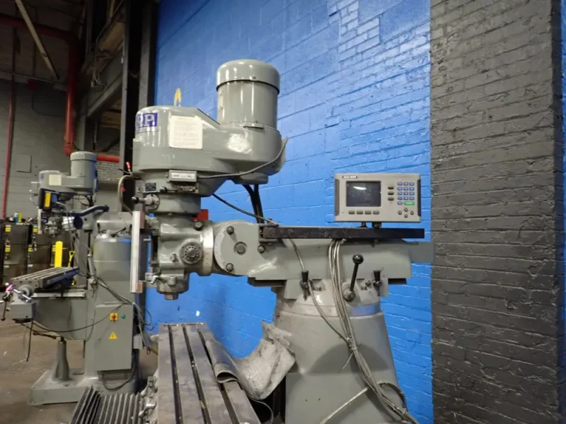 SHARP INDUSTRIES 50" X 9" VERTICAL MILL  -  LMV-50/DVS