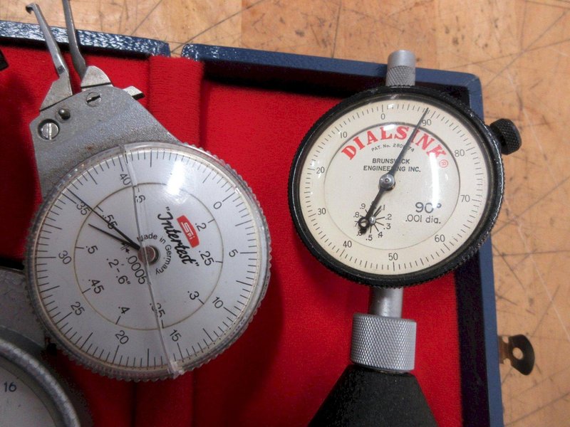 Assorted Indicators, DiaSink 90 Chamfer, SPI ID Checker, Pratt &amp; Whitney and Scherr Tumico- Auction Item