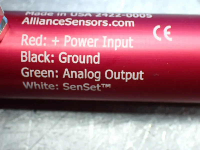ALLIANCE SENSORS GROUP 2 LINEAR VARIABLE INDUCTIVE TRANSDUCER POSITION SENSORS  -  LRLI-27-200-R-00-20-A