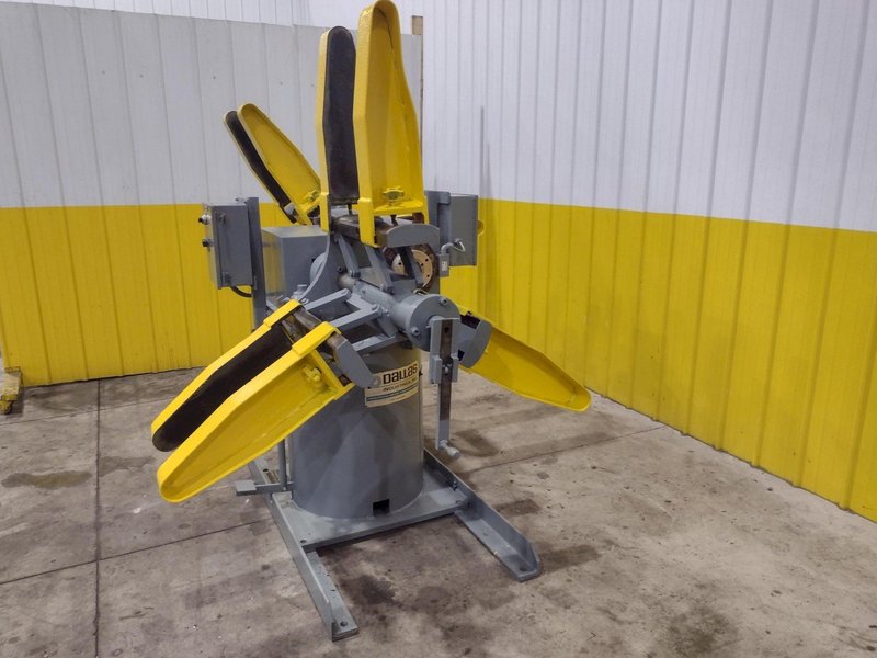 6,000 LBS X 18&quot; DALLAS MODEL #DDCR-1860 PULL OFF DOUBLE END COIL REEL UNCOILER: STOCK #22331