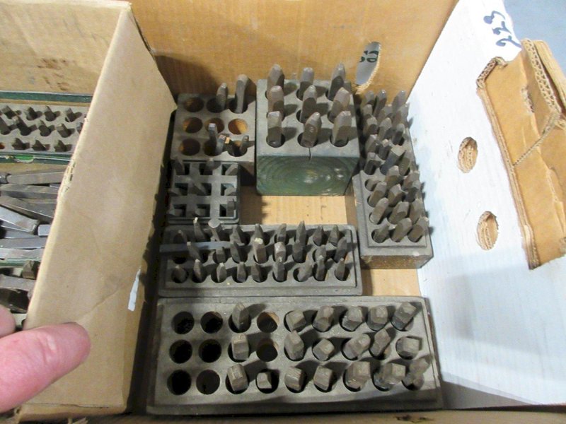 Number and Letter Stamps, Assorted Sizes- Auction Item
