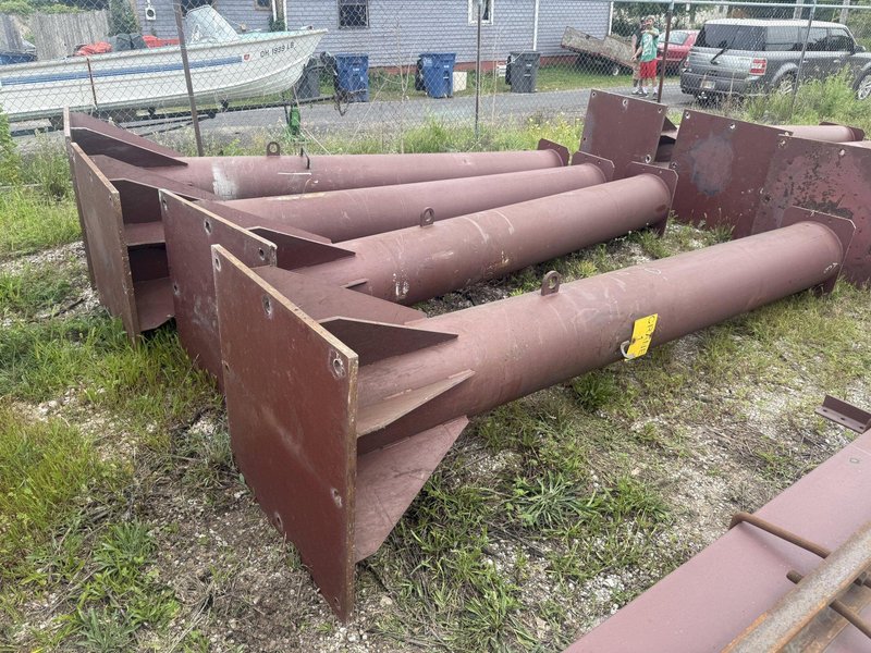 10 TON x 360 FT LONG FREE-STANDING CRANE RUNWAY SYSTEM: RAIL, I-BEAMS, AND UPRIGHTS: YOBRO 25872