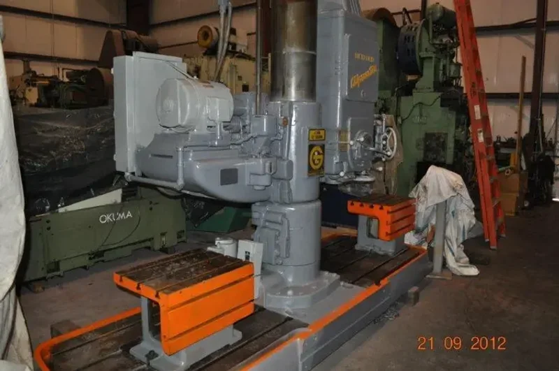 CINCINNATI BICKFORD RADIAL ARM DRILL 4&#039; X 13&quot;, MODEL 953-64 CHIP MASTER,...