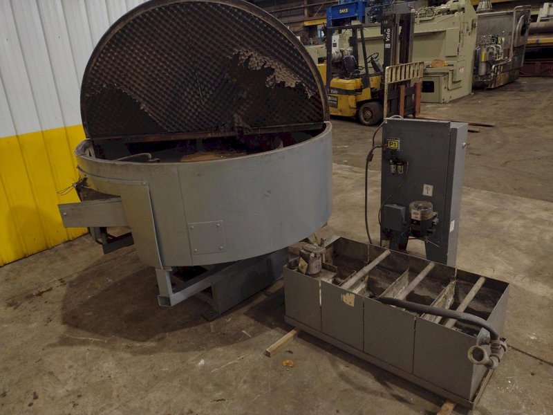 7.6 CU FT ALMCO MODEL #OR-9VLR ROTARY VIBRATORY FINISHER &amp; DEBURRER: YOBRO #25014