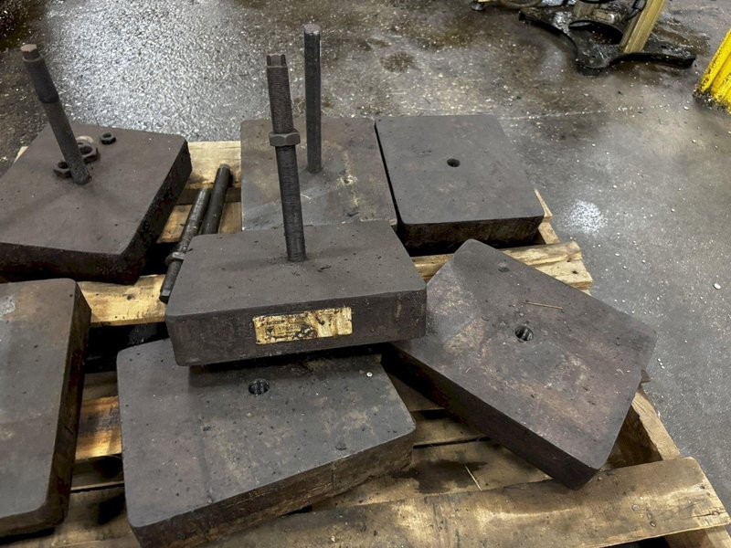 12&quot; LONG X 10&quot; WIDE X 2-3/4&quot; TALL VIBRO-DYNAMIC PRESS ISOLATION PADS(QTY7) STOCK # 0883225