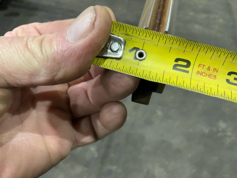 120" X 1/4" OPENING FEMALE PRESS BRAKE DIE: STOCK #80816