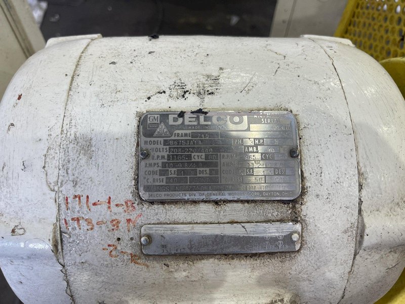 18 TON TISHKEN 2 POST CUTOFF PRESS: STOCK #76595