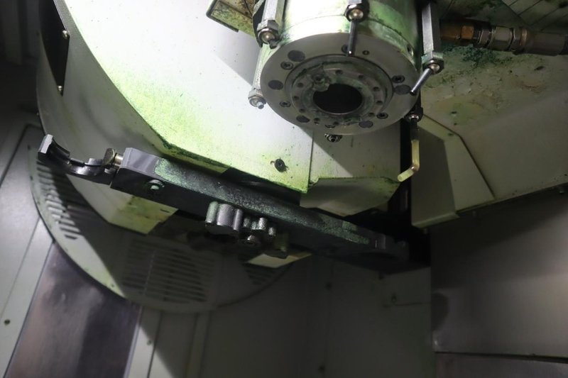 Hardinge-Bridgeport Model V480 APC Vertical Machining Center with 2-Station Automatic Pallet Changer, 10K Spindle, Probing System, Chip Conveyor