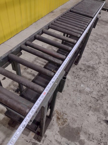 120&quot; LONG X 16&quot; WIDE X 39&quot; ROLLER CONVEYOR: STOCK #21840
