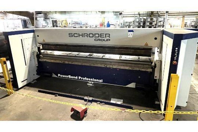 2016 Schroder PowerBend Professional 3200/3.0 | Up-and-Down Technology | Folding Machine