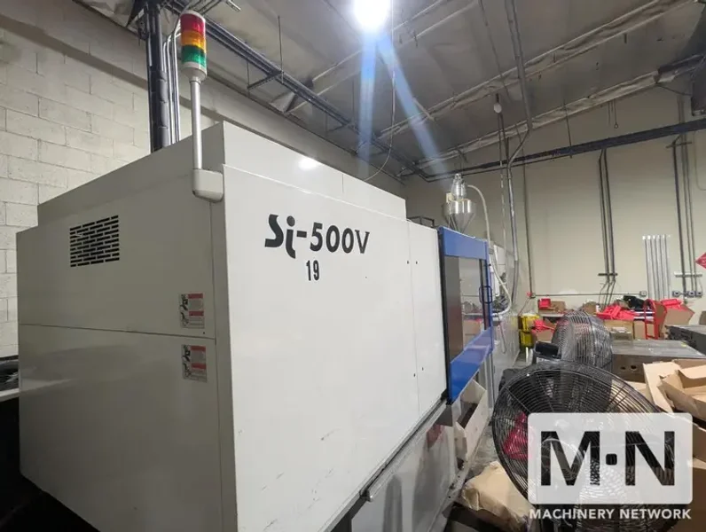 500 TON 68 OZ TOYO MODEL Si-500V ELECTRIC INJECTION MOLDING MACHINE MFG 2012