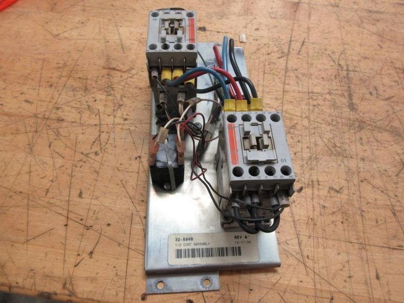 Used Haas Contactor Assembly 10hp #32-5846 Rev. A