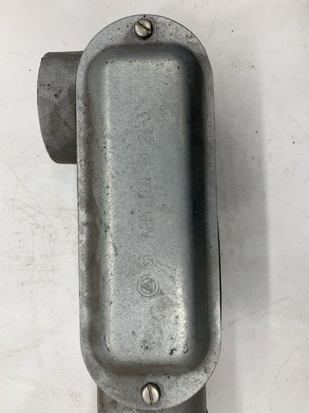 APPLETON 3&quot; LR UNILET FORM 35/85, 2-1/2&quot;-3&quot; CONDUIT BODY COVER - STOCK #15487