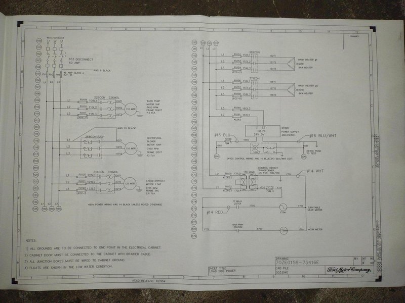 40&quot; X 60&quot; BETTER ENGINEERING MODEL #F4000-LXP ROTARY TABLE PARTS WASHER: YOBRO #24041