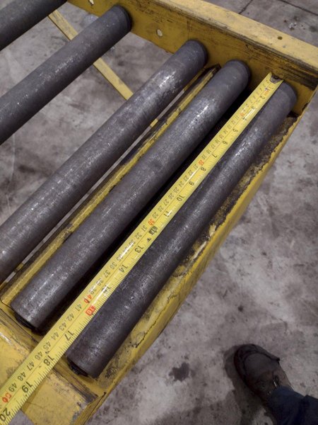 10&#039; X 18&quot; ROLLER TABLE FOR HYD MECH S20 SAW: STOCK #23767