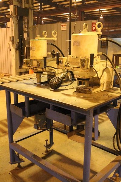 3 FRANKLIN HYDRAULIC PORTABLE PUNCHES WITH HYD UNIT: STOCK #65908