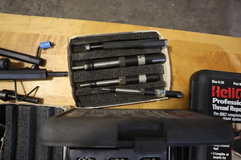 Large Lot of Assorted Heli-Coils, Drills, Taps, Inserts and Driver Tools- Auction Item
