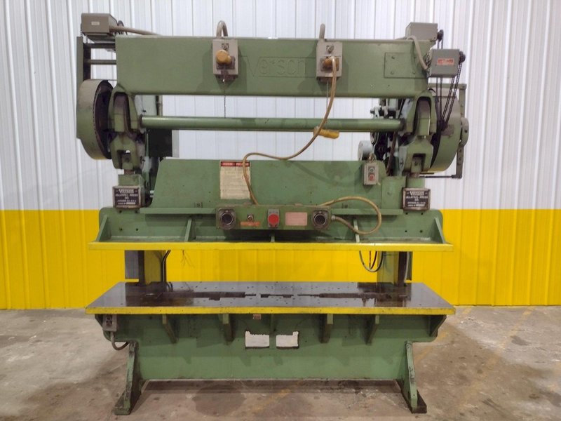 35 TON VERSON 24" X 96" FLANGE BED MECHANICAL PRESS BRAKE: STOCK #20241