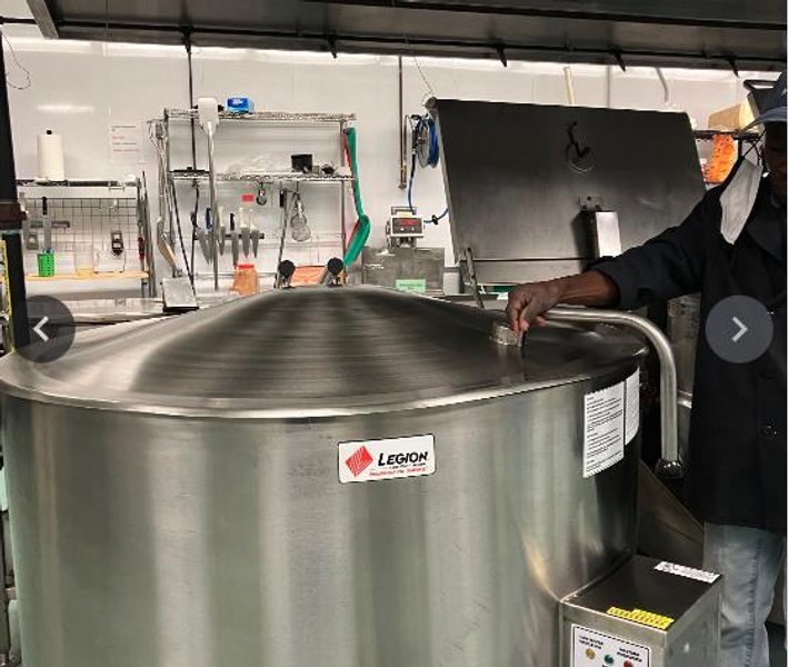 Legion 100 Gallon Self-Contained, Low-Profile, Jacketed Steam Kettle