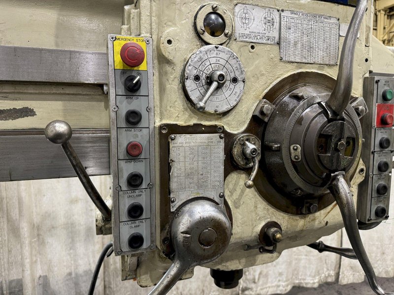 5&#039; X 17&quot; CARLTON RADIAL ARM DRILL: STOCK #77676