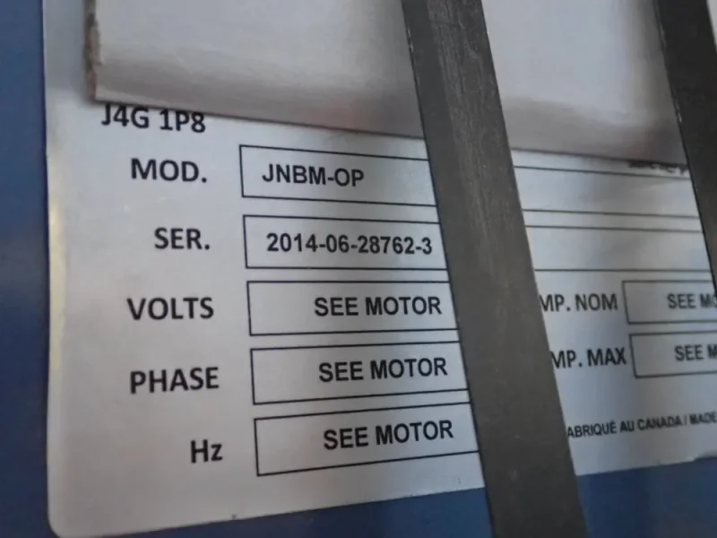 BELFAB DUST COLLECTOR, DUCTS  -  JNBM-0P