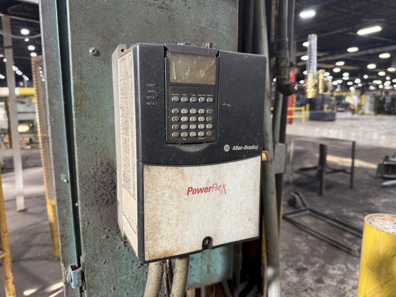 54" X .110" YODER SLITTING LINE, COMPLETE LINE, LOTS OF TOOLING: YOBRO #24277