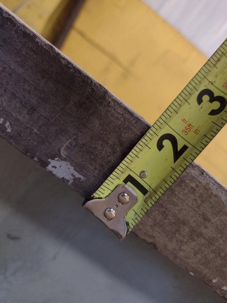 10&#039; X 6&#039; X 13&quot; STEEL LAYOUT TABLE: STOCK #23784