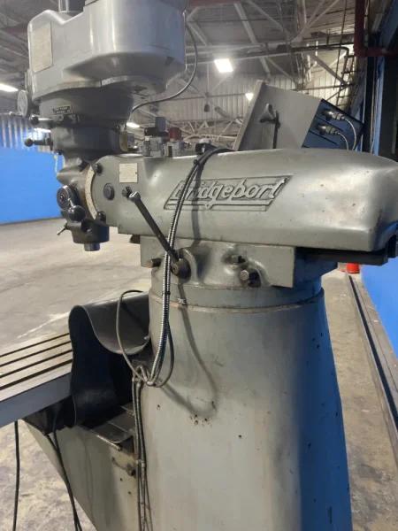 BRIDGEPORT 42” X 9” VERTICAL MILL