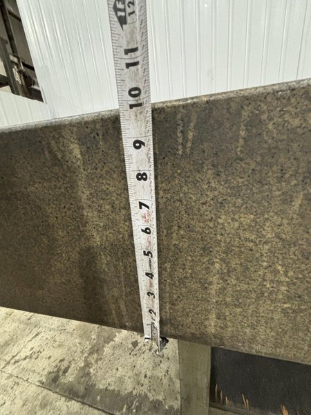 36&quot; X 72&quot; MITUTOYO GRAPLATE GRADE A GRANITE TABLE: STOCK #21261