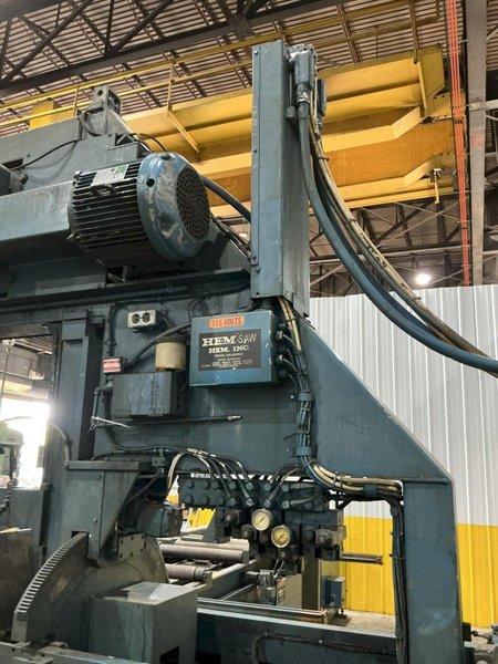 25" x 36" HEM MODEL #V200A TILT FRAME VERTICAL BAND SAW W/ AUTOMATIC FEED TABLE : YOBRO #25400