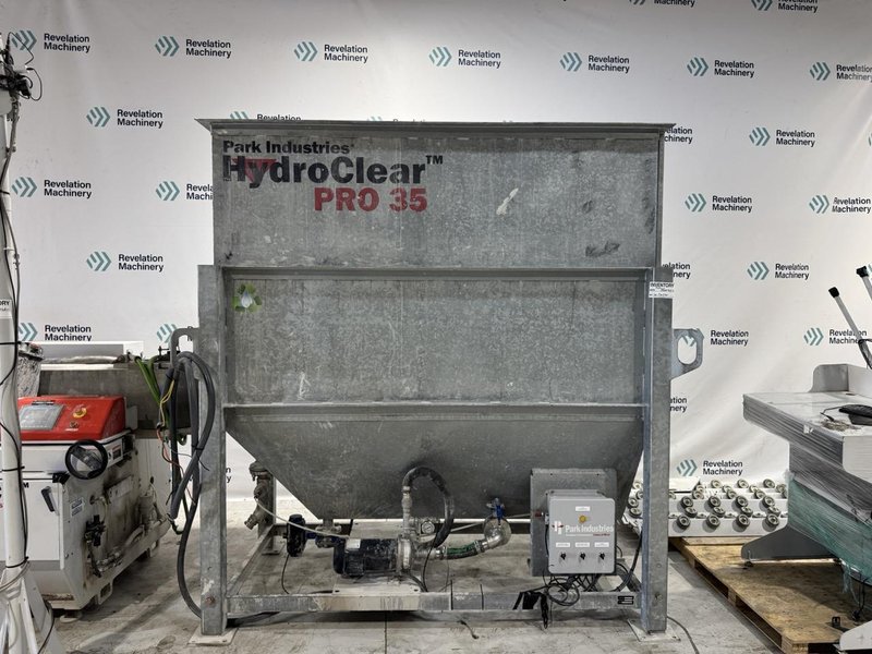 Park Industries HydroClear Pro 35 Water Recycling System, 2023 – Stone Shop Water Clarification System – 35 GPM – PLC Controls