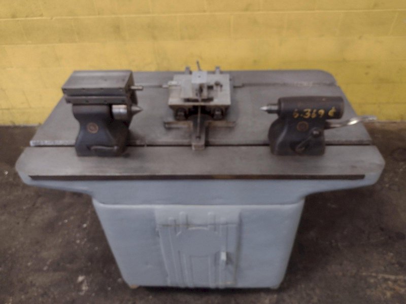 T-SLOTTED INSPECTION TABLE WITH CENTERS: STOCK #17362