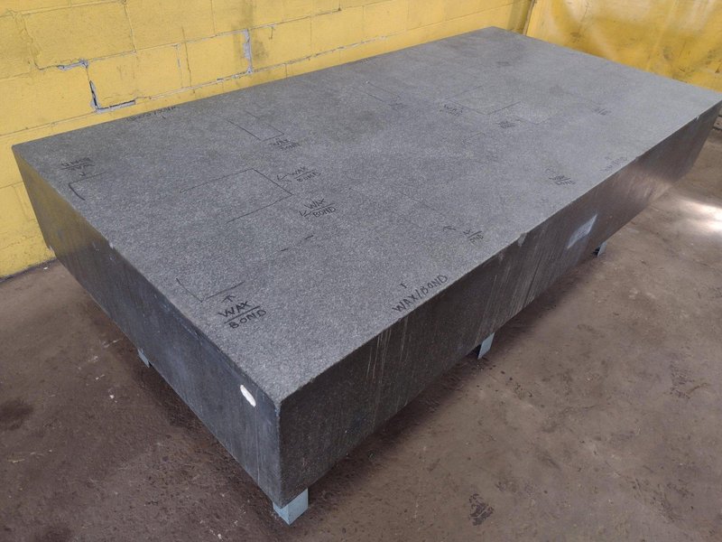 8&#039; X 4&#039; X 14&quot; CHALLENGE PRECISION LAYOUT INSPECTION GRANITE TABLE: STOCK #23804