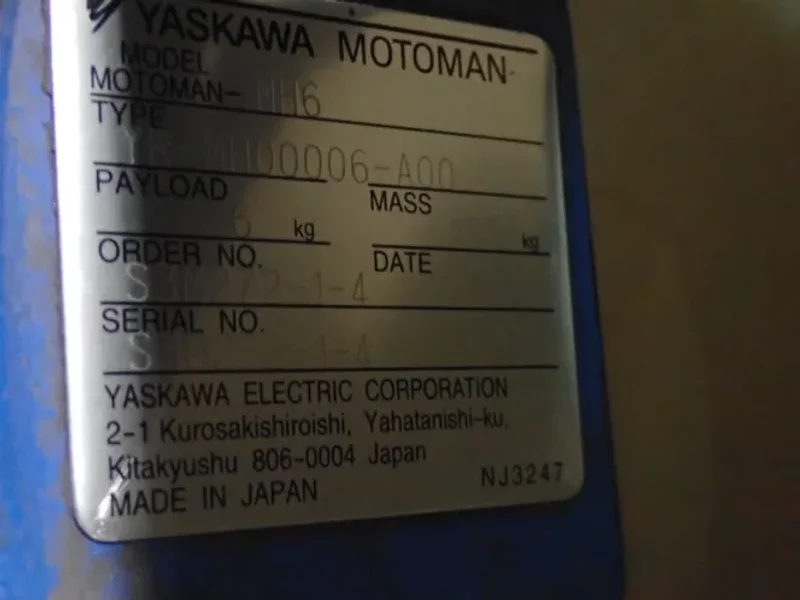 Yaskawa Motoman Robot - Mh6