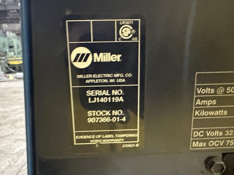 Miller MODEL #XMT 350 MPa Multiprocess Welder 907366: STOCK 22450