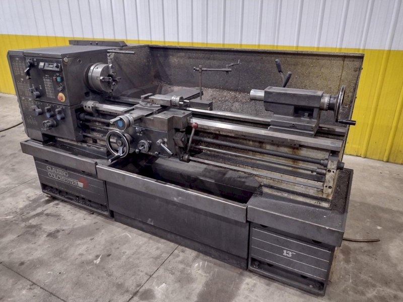 13&quot; X 50&quot; CLAUSING COLCHESTER MODEL #13 ENGINE LATHE 1.65&quot; HOLE: STOCK #23357