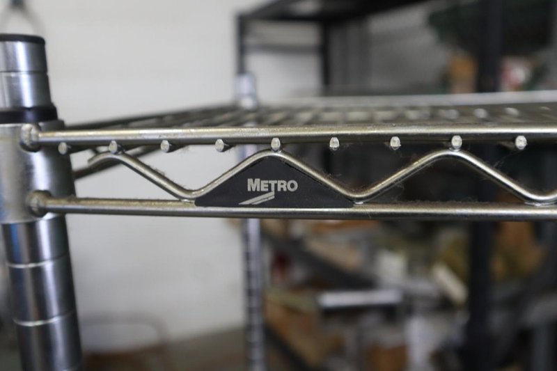 Metro Portable Wire Rack Shelving Unit - 4 Shelves- Auction Item