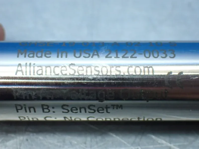 ALLIANCE SENSORS GROUP 2 LINEAR VARIABLE INDUCTIVE TRANSDUCER POSITION SENSORS  -  GHSE-19-013-A-02-10-S