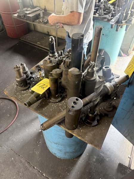 4" SHIBAURA BT-10-BP2 HORIZONTAL BORING MILL W/ TOOLING. STOCK # 0544526